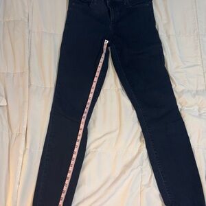 Gap 32L Skinny Jeans dark wash
